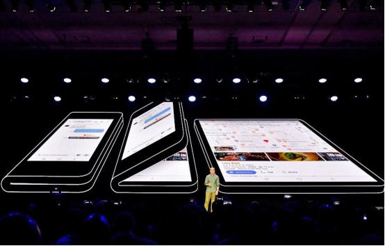 The clues of foldable mobile phones are beginning to appear in Samsung's "new concept" or become a new year tide.