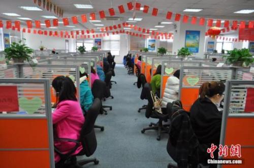 Data map: the working status of employees in an enterprise. Sun quanshe